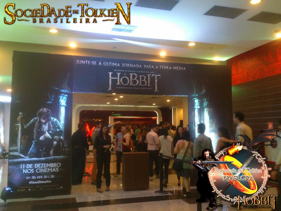 Entrada da pré-estreia de O Hobbit